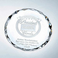 Classic Round Optic Crystal Paperweight
